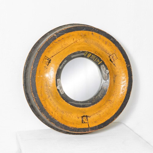 Salvage Cast Iron Mold Mirror - Live from Detroit™